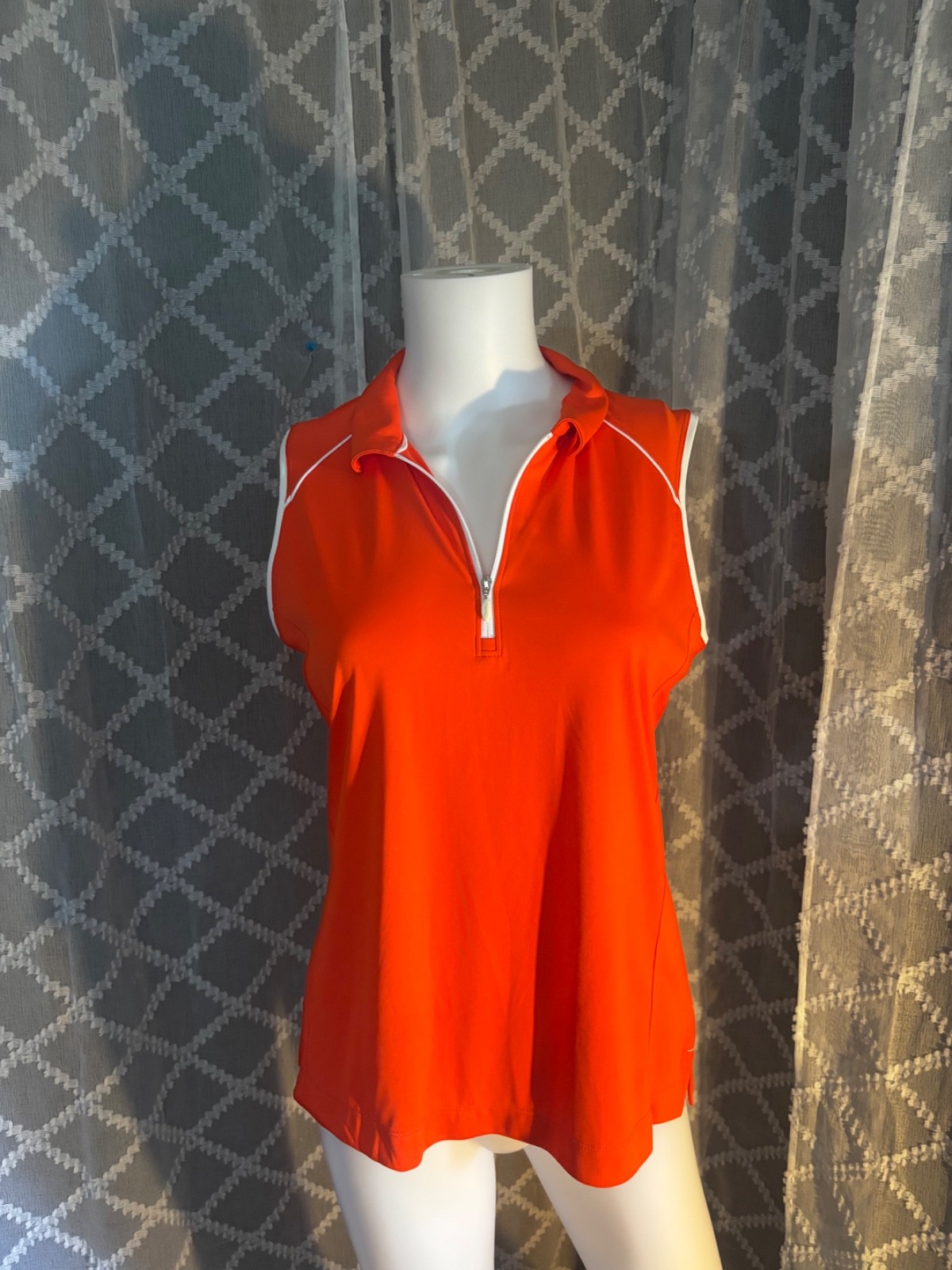 Womens Slazenger Orange Athletic Top M.