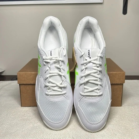ASICS Gel-Dedicate 8 Pickleball White-Lime Burst Men’s Sneakers 11.5 (New)