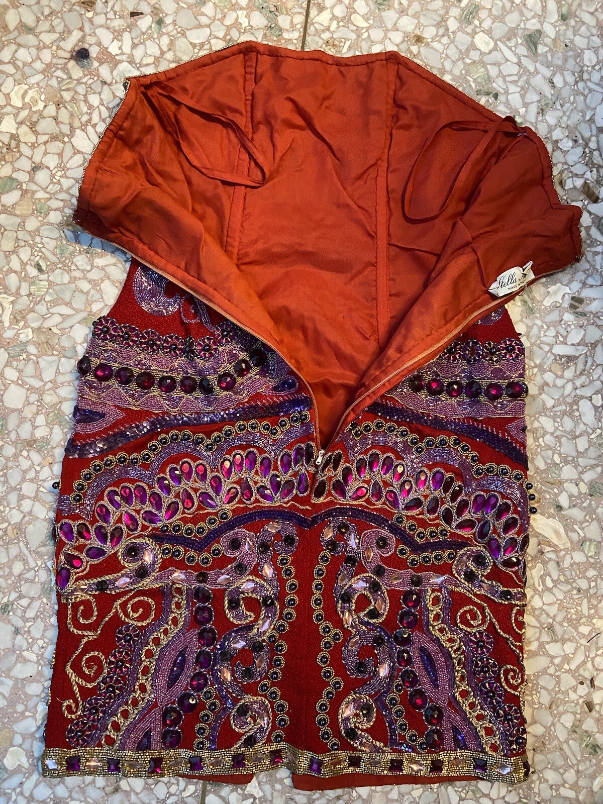 Italian Tailoring Embroidered Dress