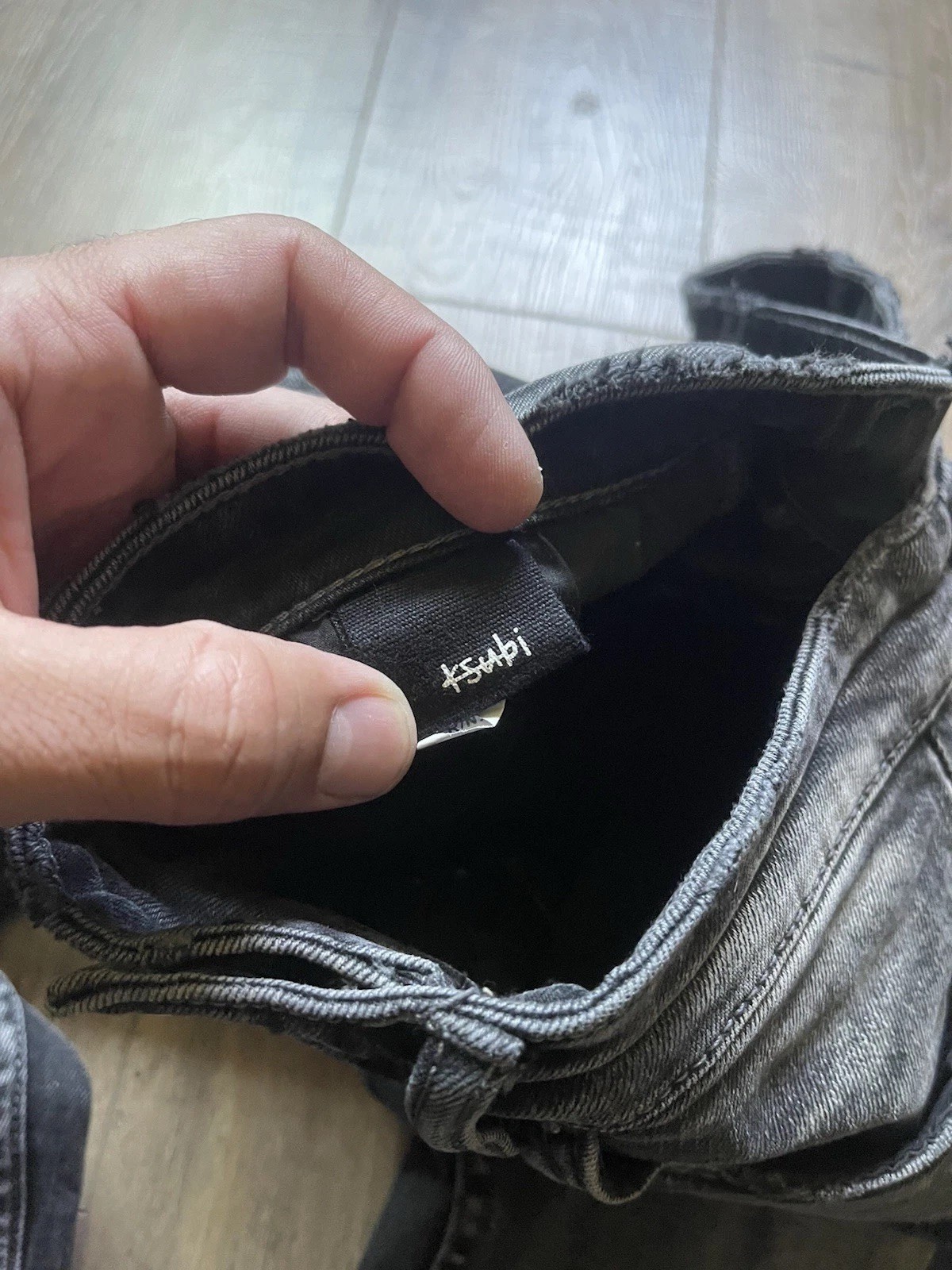 KSUBI MEN’S VAN WINKLE ANGST PLATEIS JEAN SIZE 30X32.5” DISTRESSED