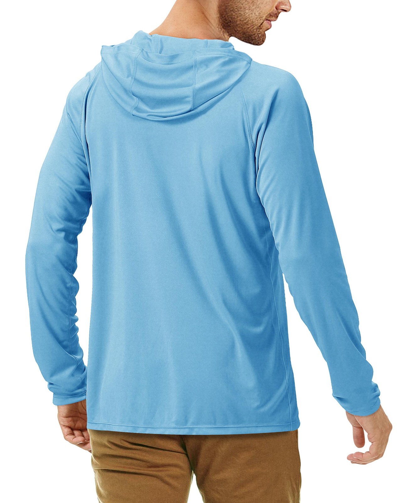 UPF 50+ Fishing Shirts for Men Long Sleeve Sun Protection Lightweight Outdoor…