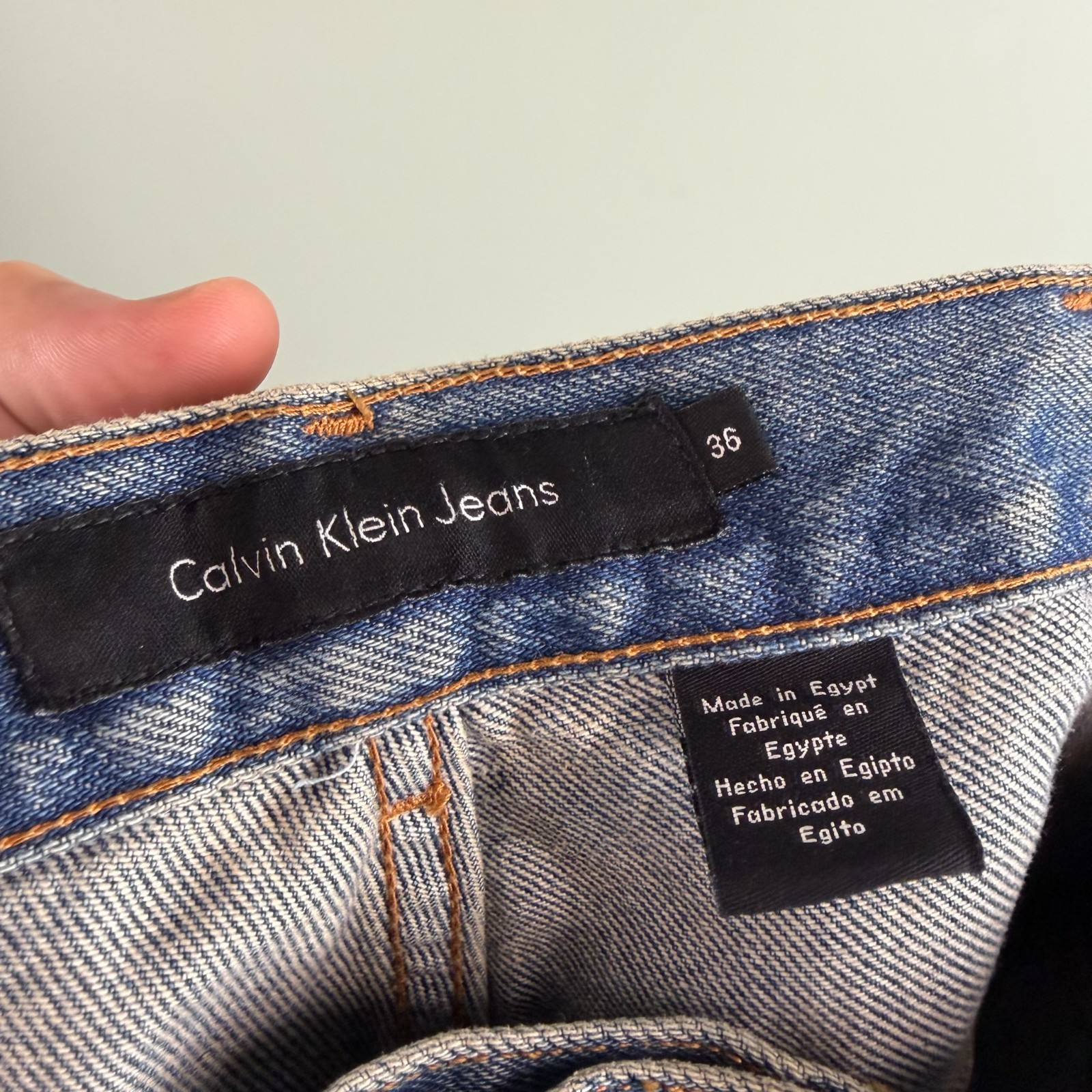 Calvin Klein Jeans Easy Fit Natural Waist Classic Tapered Leg NEW NOS 36 x 30