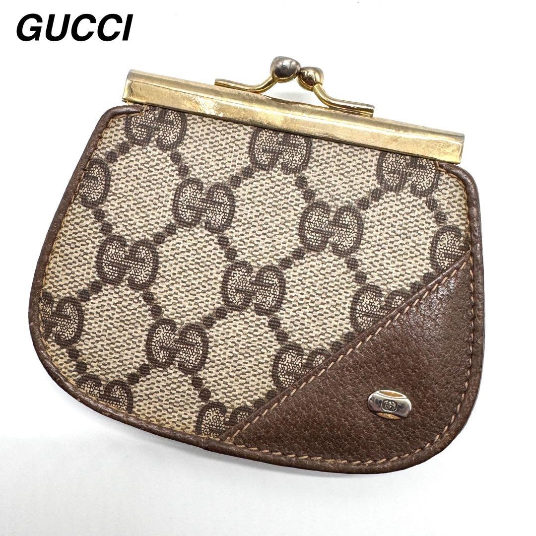 Good Condition Gucci Coin Purse Coin Case Interlocking GG Supreme