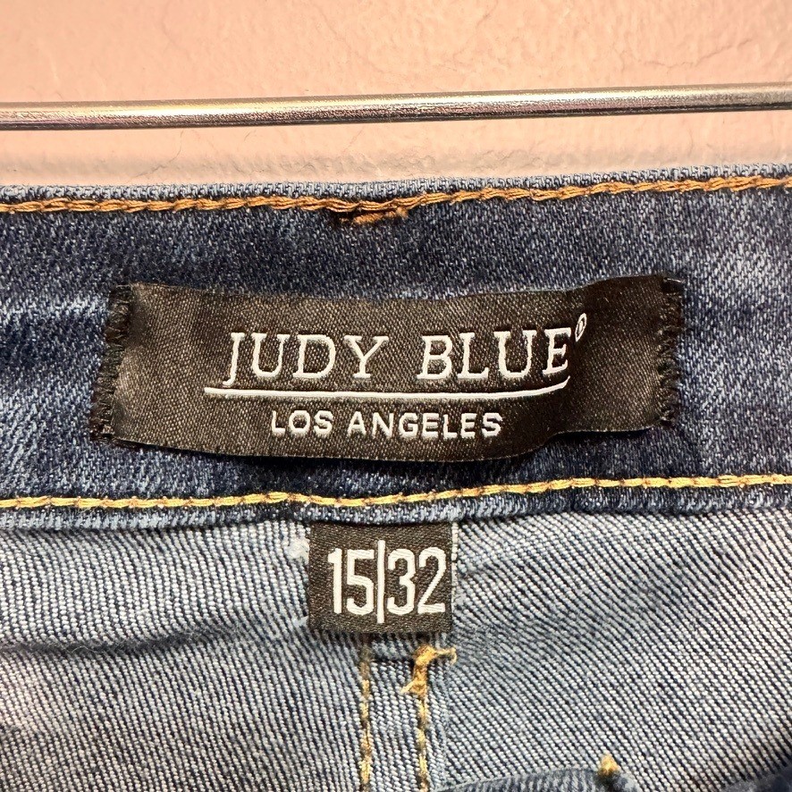 Judy Blue Los Angeles Women Jeans Size 15 32 Flare Leg Dark Wash Denim