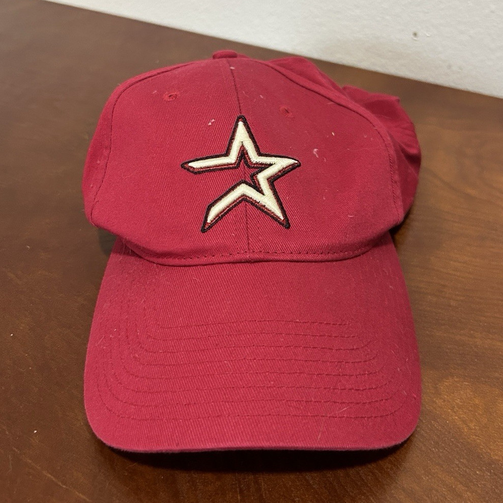 Houston Astros Retro Red Star Logo Baseball Cap Hat for Men One Size Adjustable