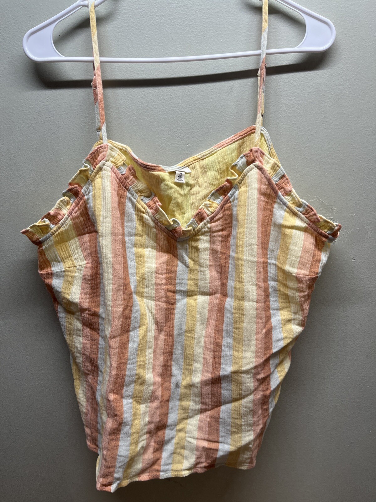 a.n.a womans sleeveless tank top plus size 2X New! summer top