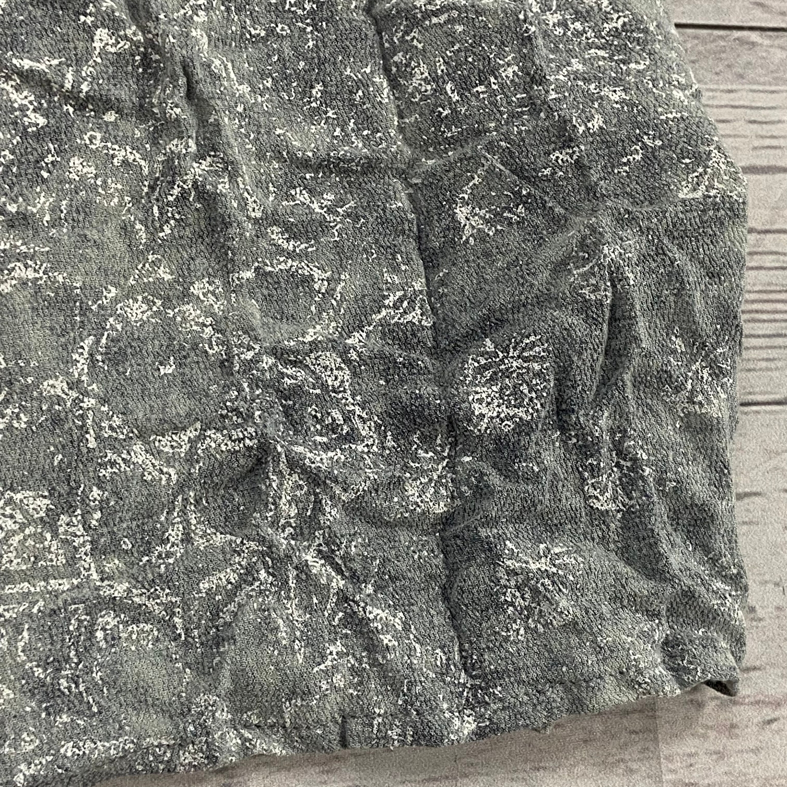 Scrapbook Boutique Stone Gray Twisted Tank Top Tunic Women Size L NEW Made In US