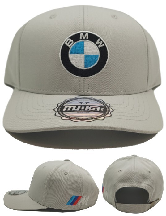 BMW New MUKA M Series Car Luxury Performance Cars Gray Era Strapback Hat Cap