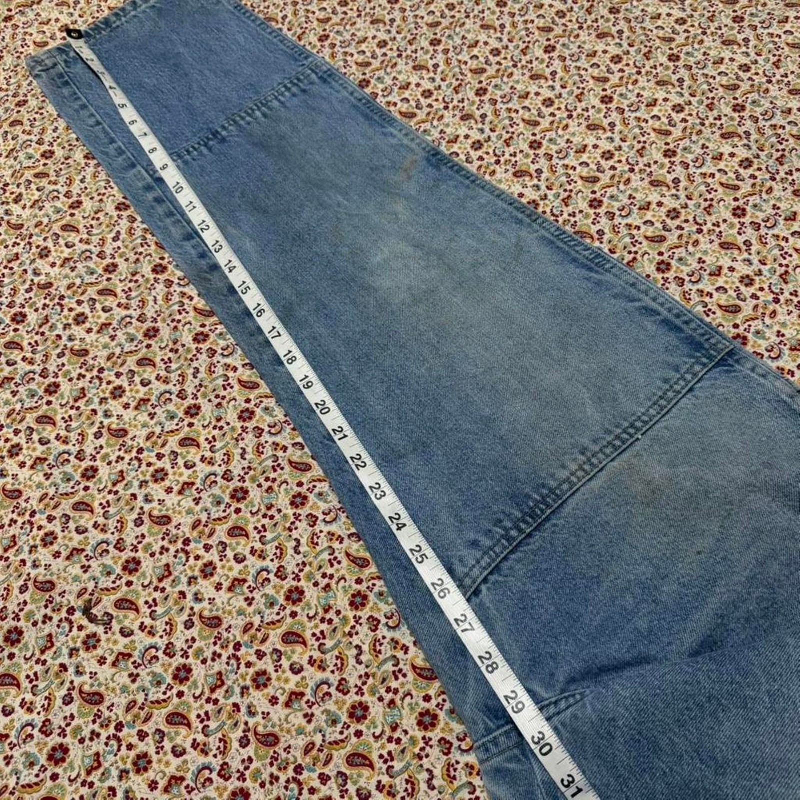 Vintage Dickies Double Knee Carpenter Blue Jeans 30Wx29L