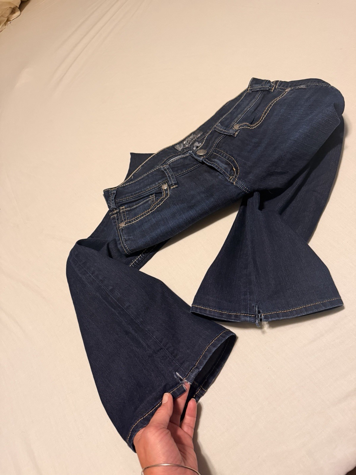 Silver Jeans Co. Aiko Bootcut Jeans Women’s Dark Wash Blue Stretch Denim