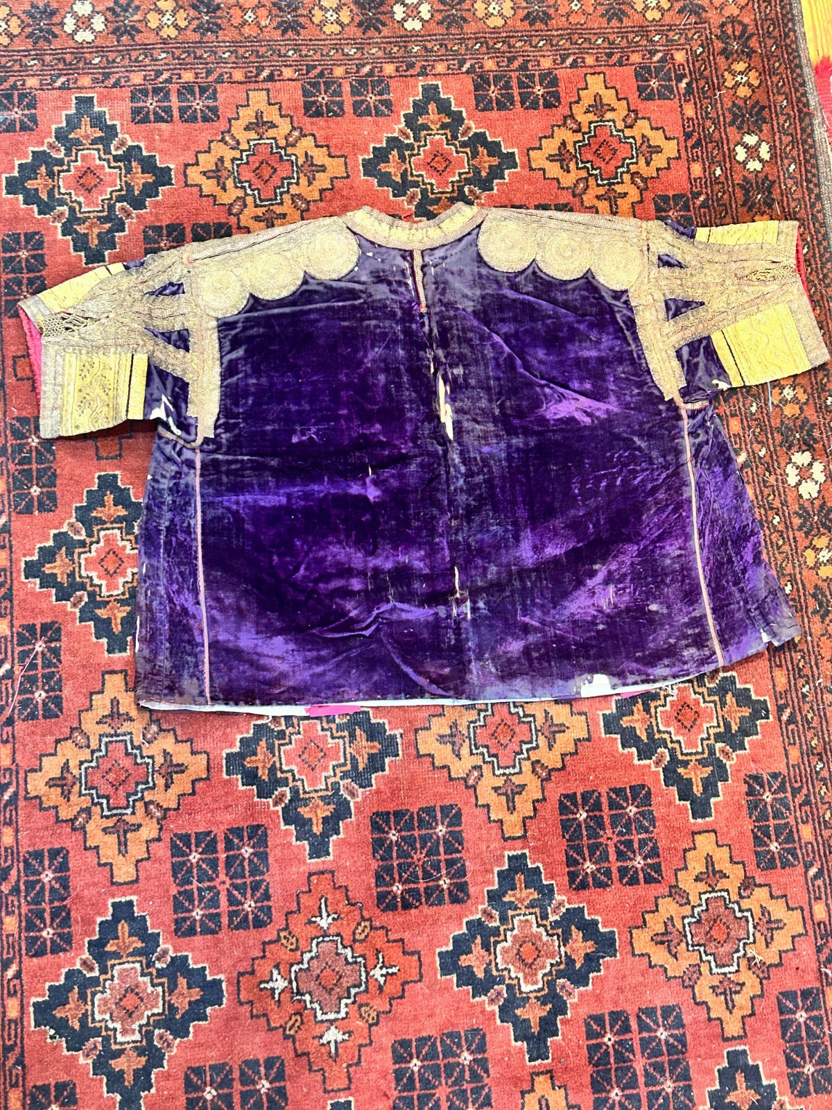 Antique Moroccan Jacket Gold Embroidered