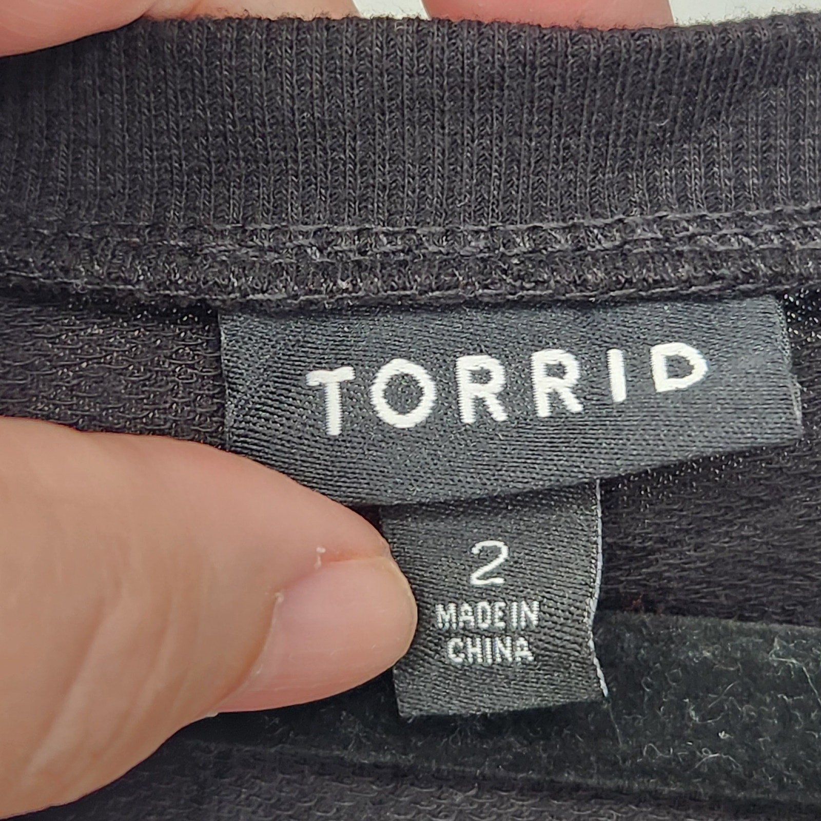 Torrid Black Chasing Dreams Like Whiskey Black Ruffle Sleeve Women’s Plus 2