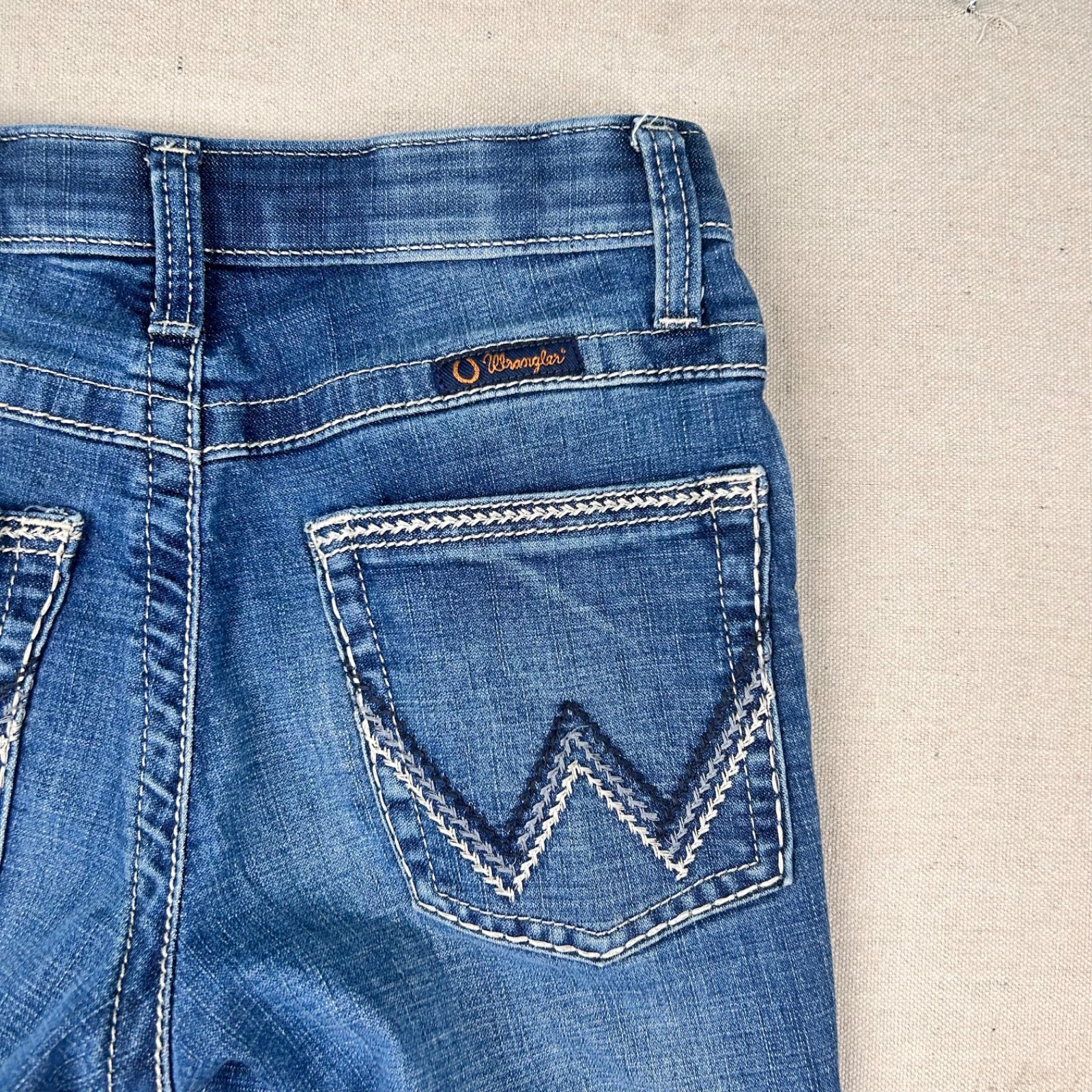 Wrangler WIllow Jeans Womens 1×32 Bootcut Equestrian Denim Riding Western Low