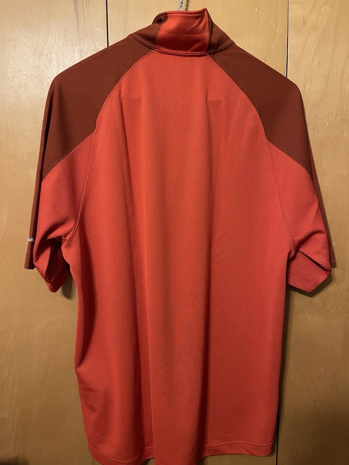EDDIE BAUER PERFORMANCE ACTIVE COCONA RED SHORT SLEEVE POLO MENS SMALL