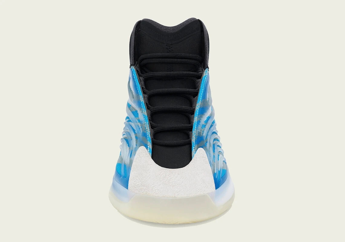 Adidas US 10.5 Men’s Frozen Blue White Black Boost Rare Yeezy QNTM GZ8872 NIB