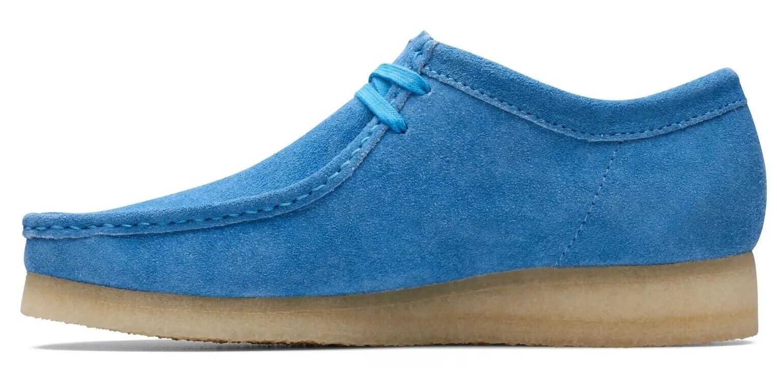 Clarks Wallabee – 26170534 – Bright Blue – Adults