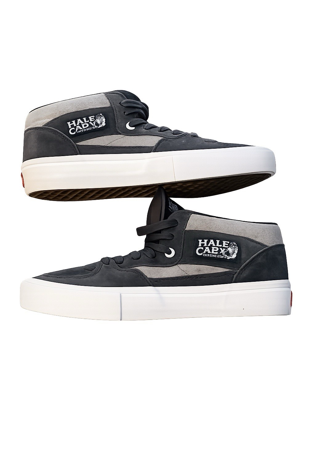 Vans Half Cab Pro Skate Shoes Black Gray Suede Men’s Size 9 VN0A5FCN