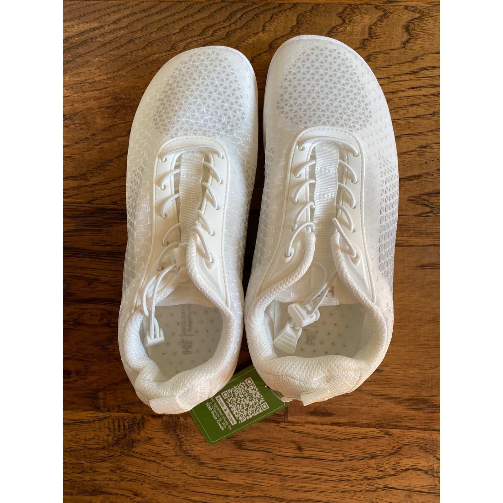 Hike Footwear HF Series Flow White Barefoot Sneakers Women’s Sz 7 EU 37 NEW!