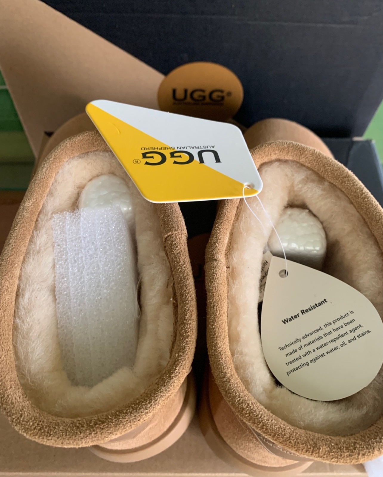 Ugg Express Chestnut Salma Mini Ugg Boots Size US/AU 7 8 EU 38 39 100% Sheepskin