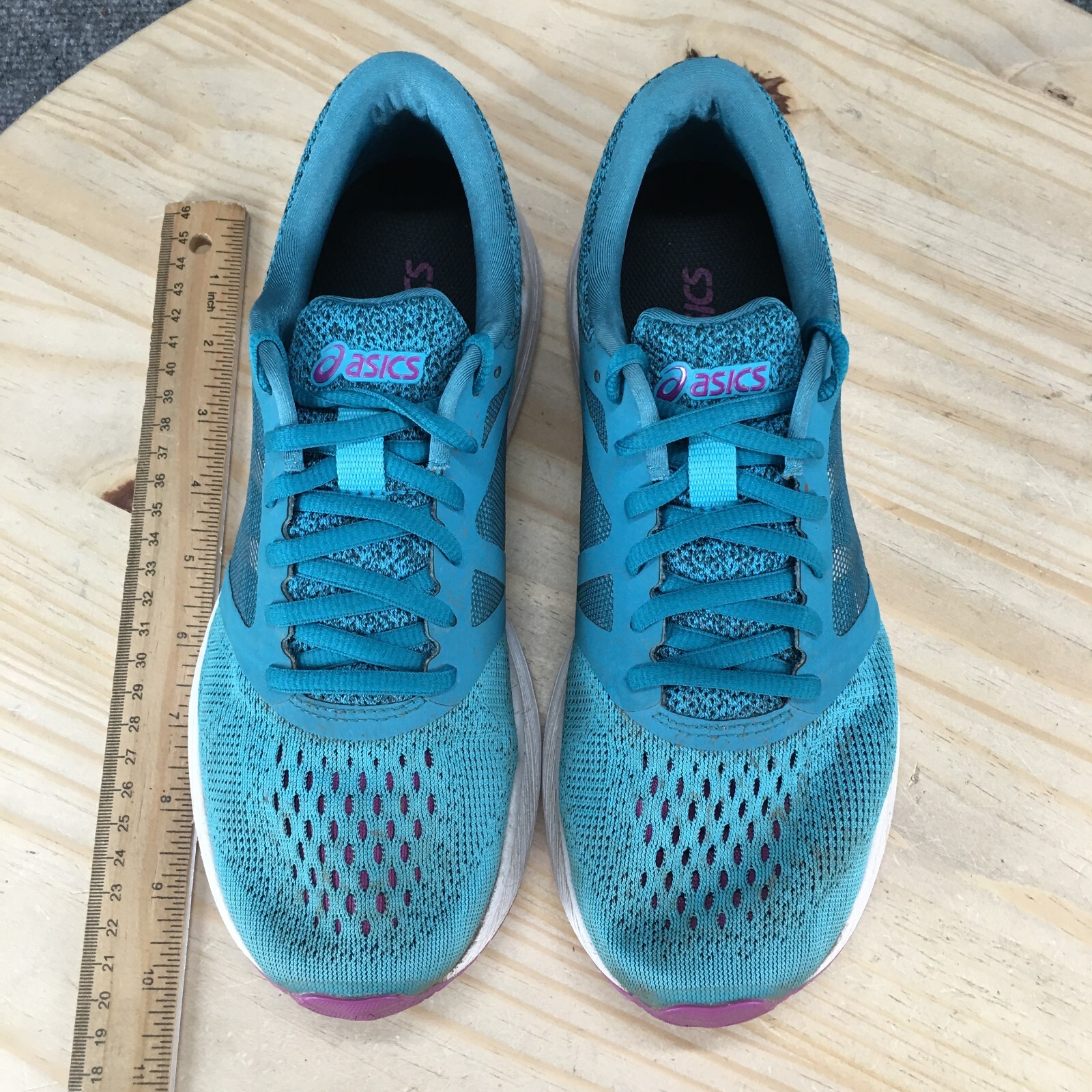 Asics Shoes Womens 9 Road Hawk Ff Running Sneakers Blue Lace Up Low Top T7D7N