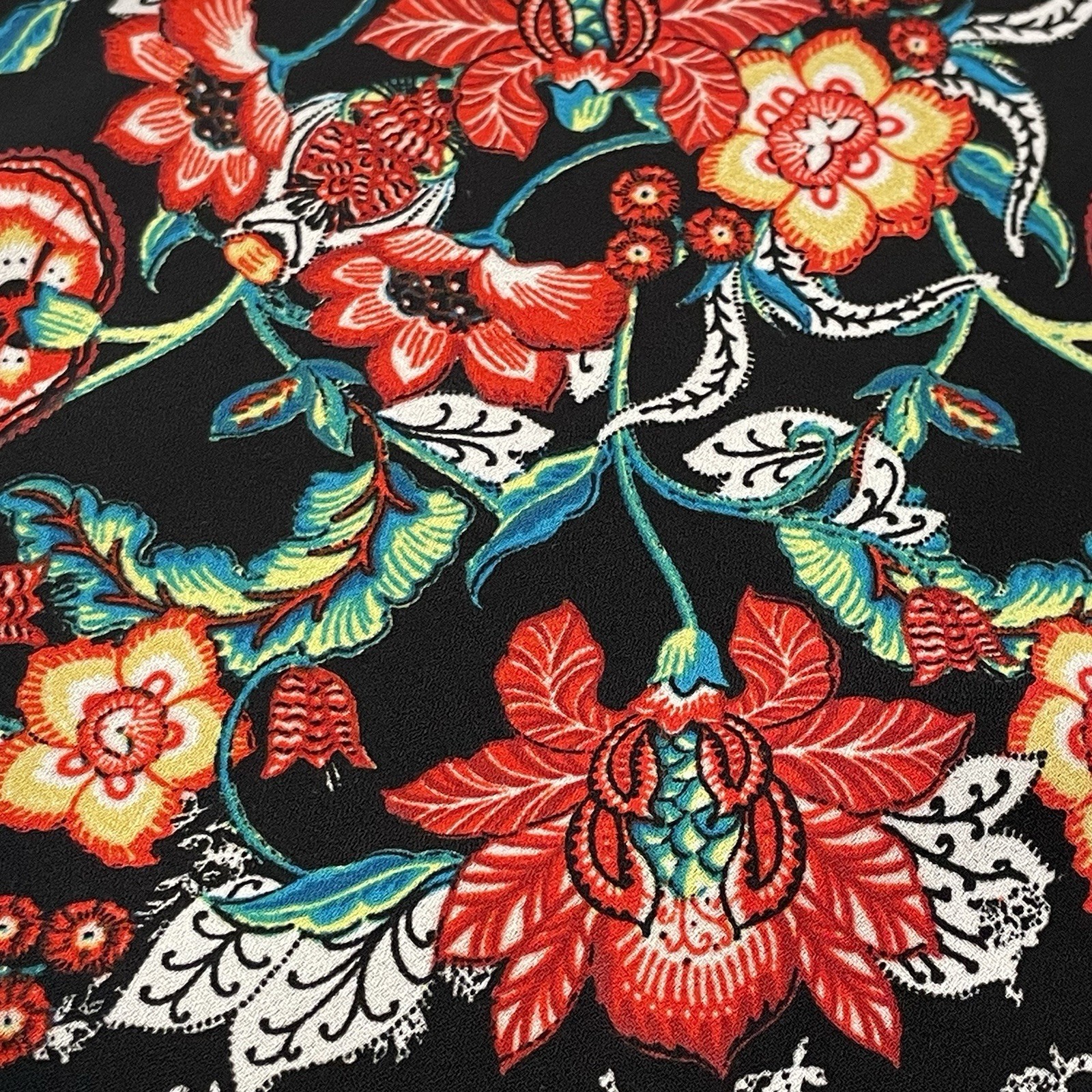 BCX Boho Cami Tank Top black floral SEMI SHEER Small Travel High Neck STrappy