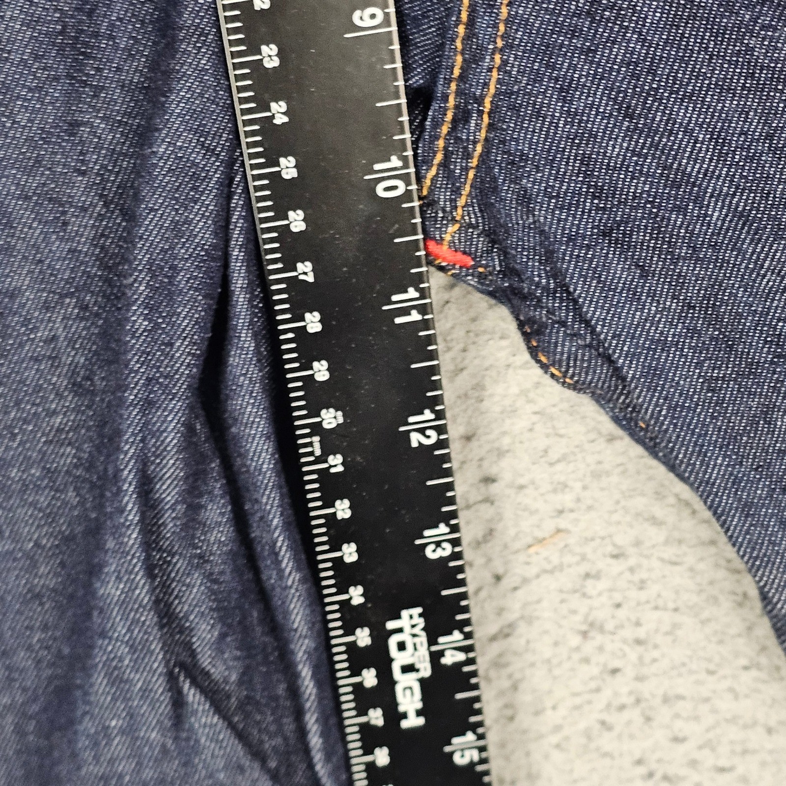Gustin Jeans Mens 34 Blue Straight Raw Selvedge Denim Made in USA California