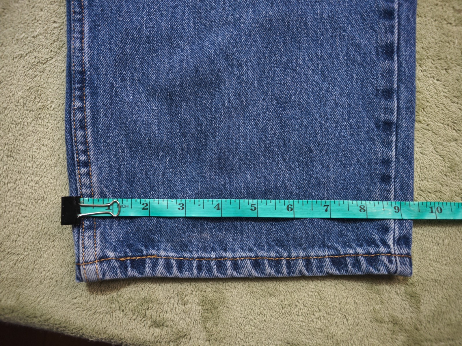 Levis 550 Relaxed Fit Jeans Mens 46×32 Medium Wash Blue Made in USA Vintage Deni
