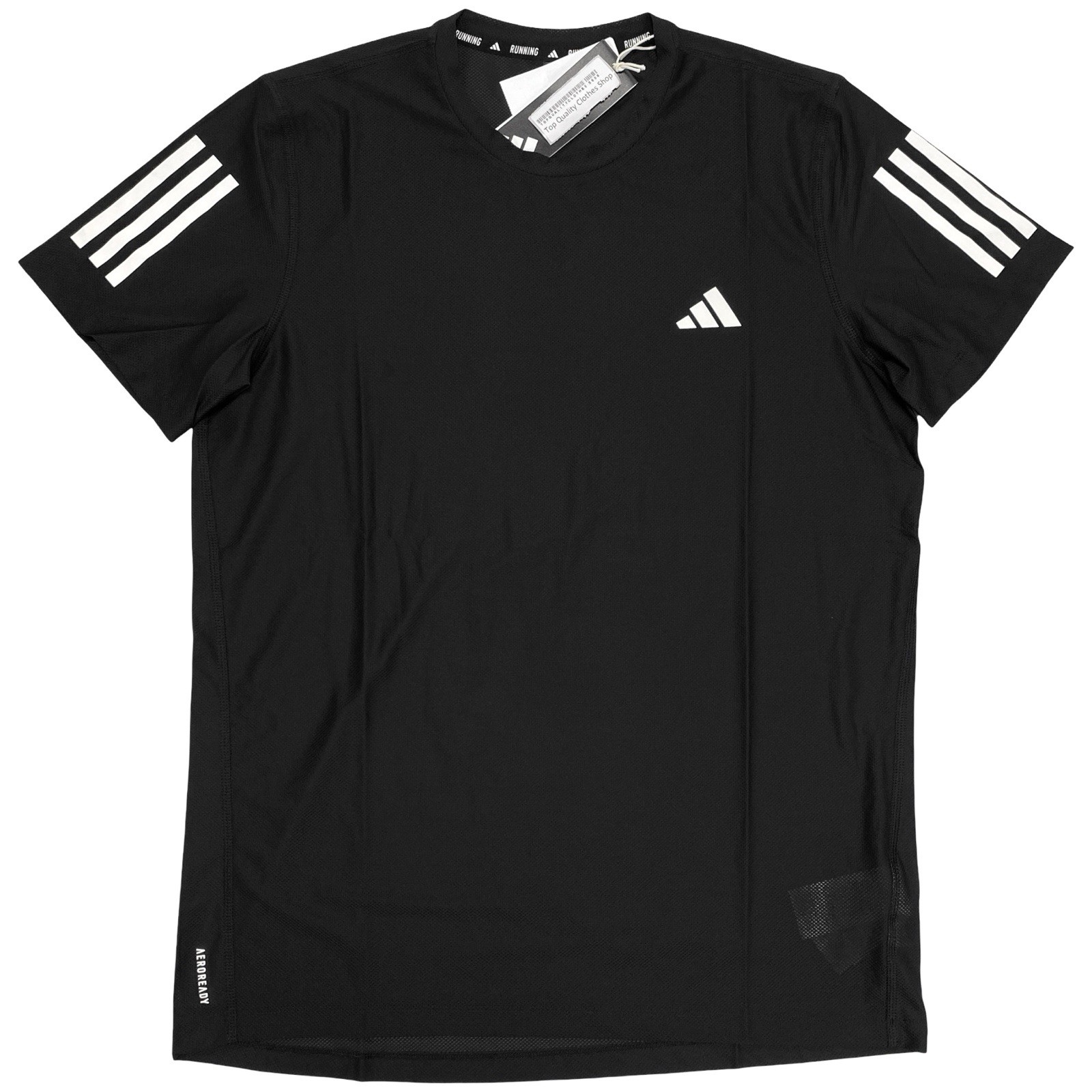 adidas Own The Run OTR Men’s Short Sleeve Running Tee Shirt Black IN1500