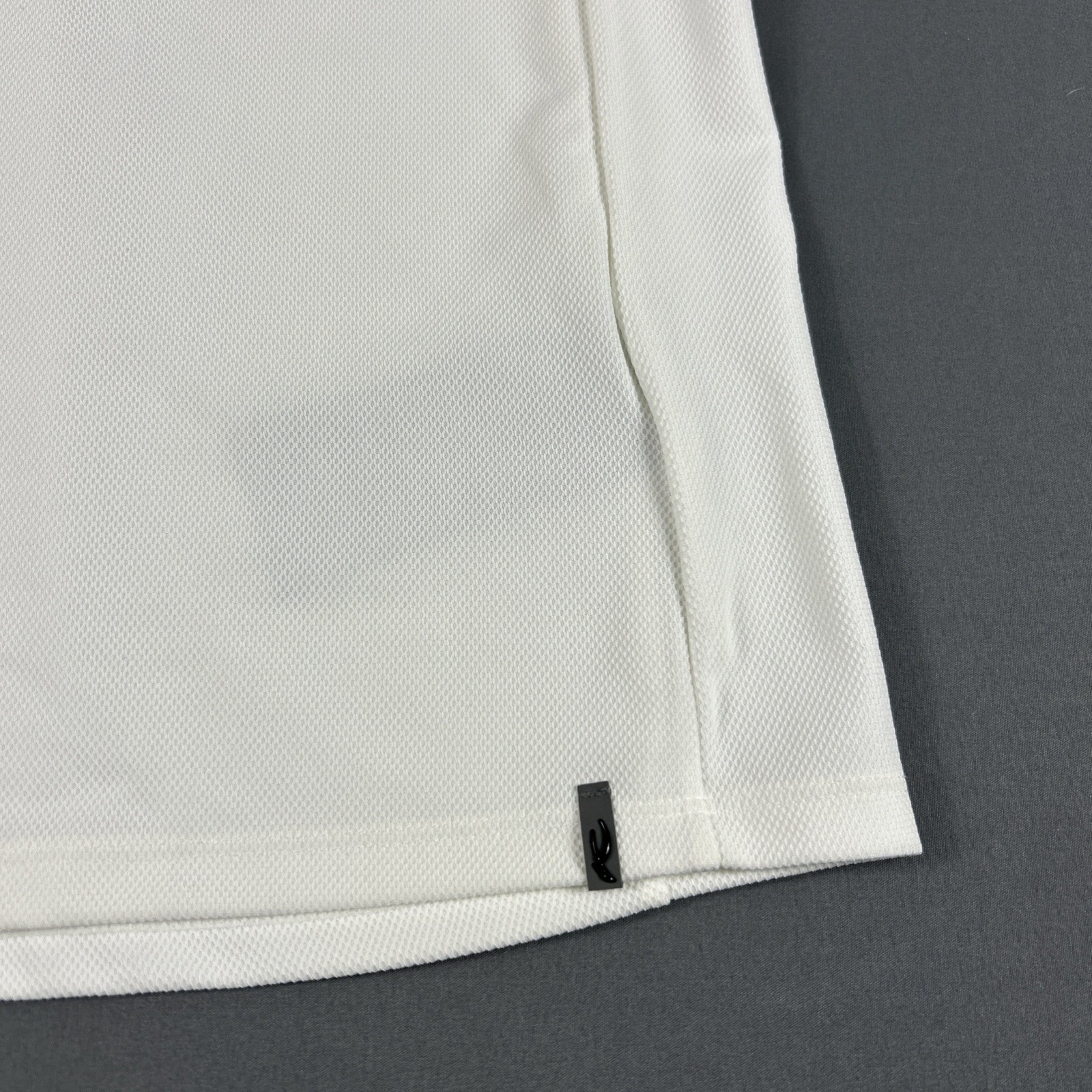KJUS Womens Golf Shirt Polo Sleeveless Medium White Polyester Spandex MSRP $99