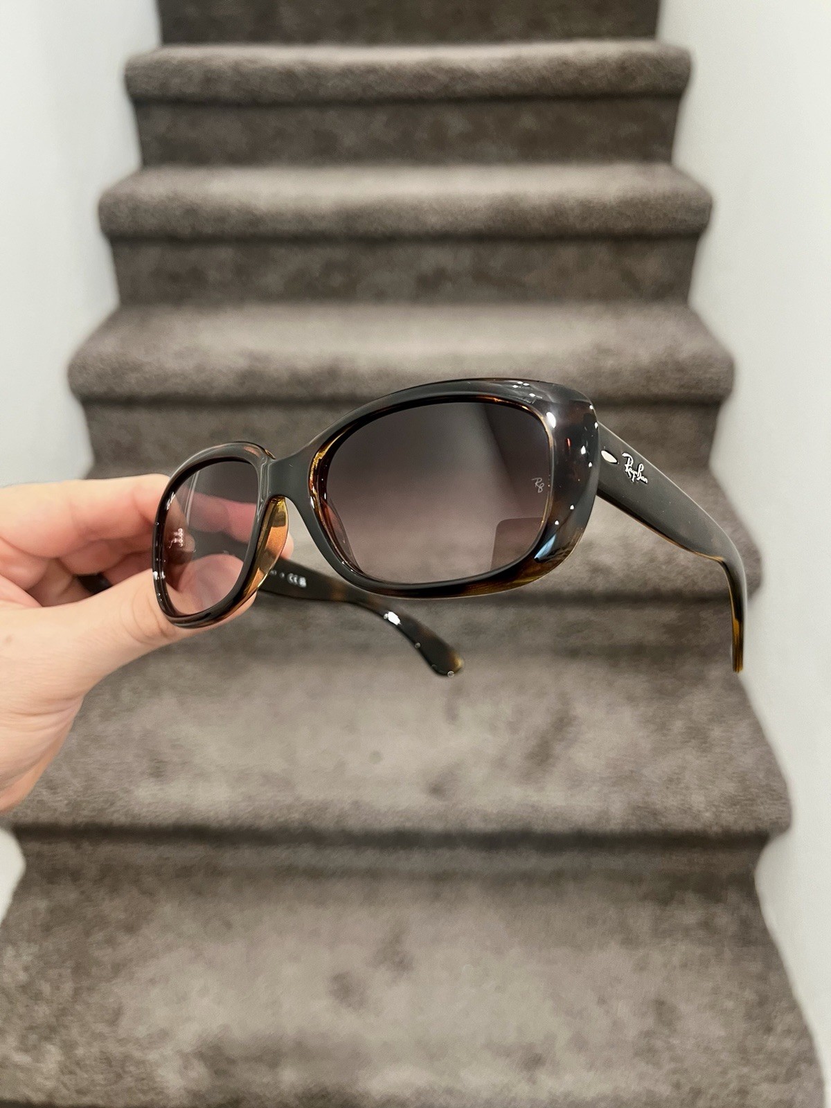 NEW Ray-Ban Jackie Ohh Light Havana/Brown Gradient 58 mm Sunglasses RB4101