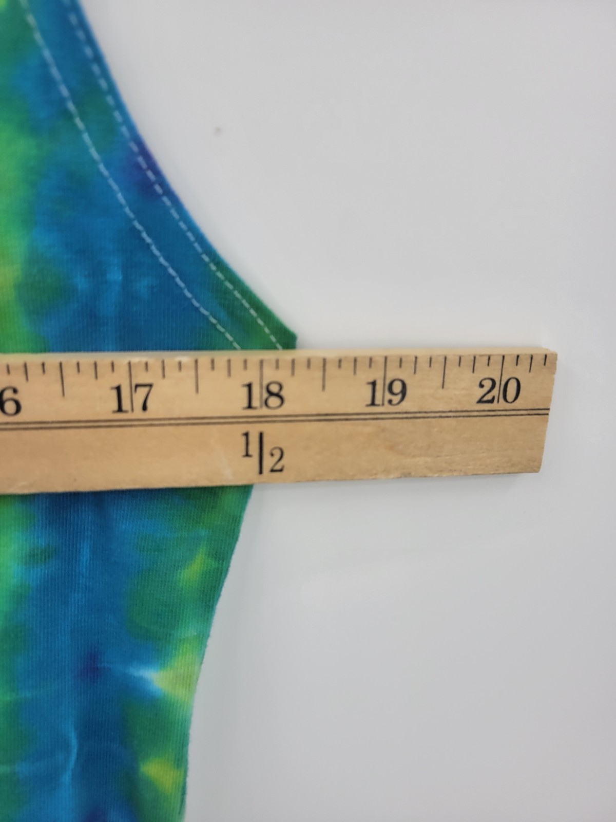 Cotton Couture Beach Wear Dress Womens Large Colorful Tie Die Sleeveless Boho