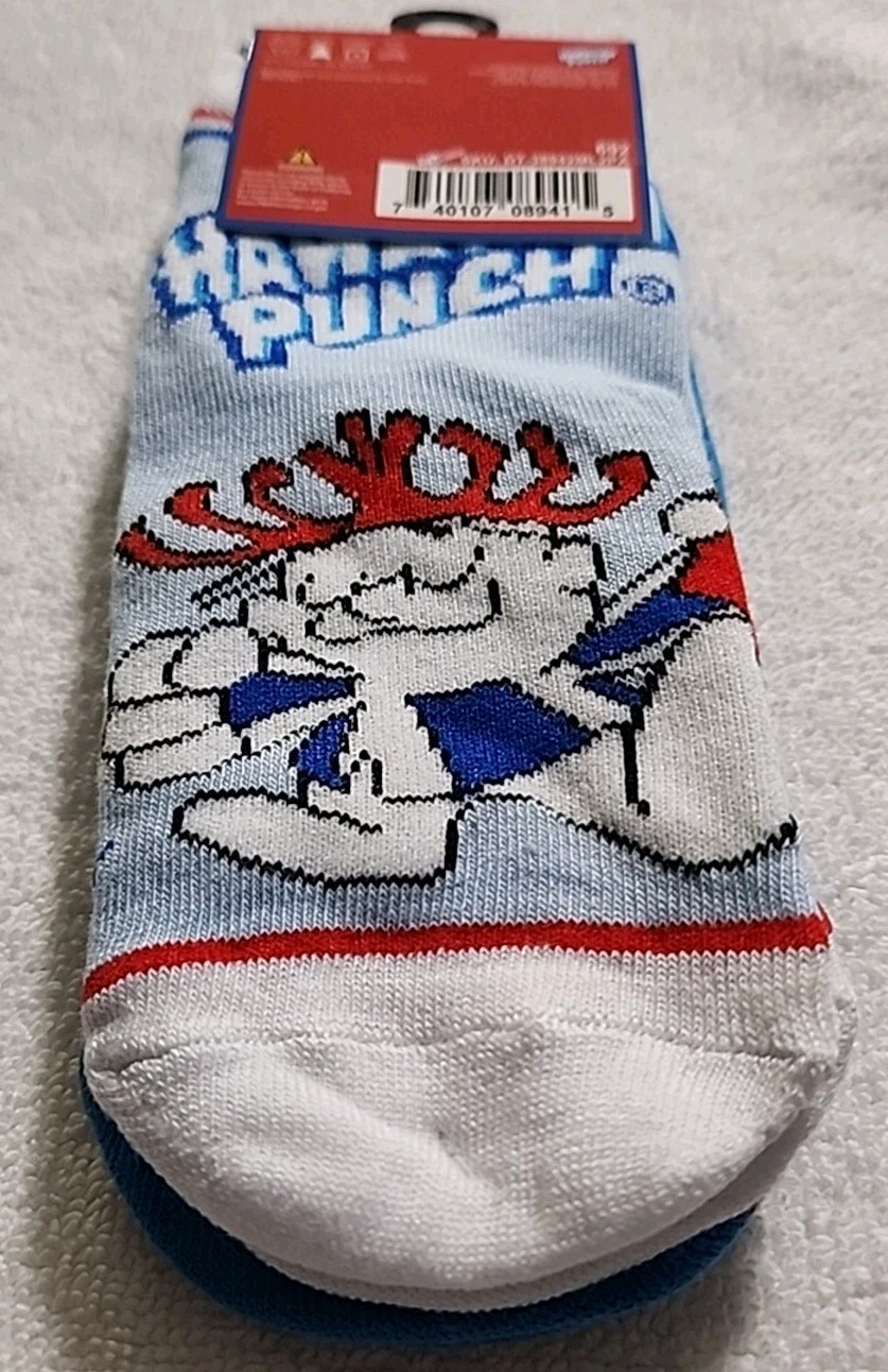 Hawaiian Punch Ankle Socks 2 Pairs One Size Fit Most Hawaiian Punch Socks