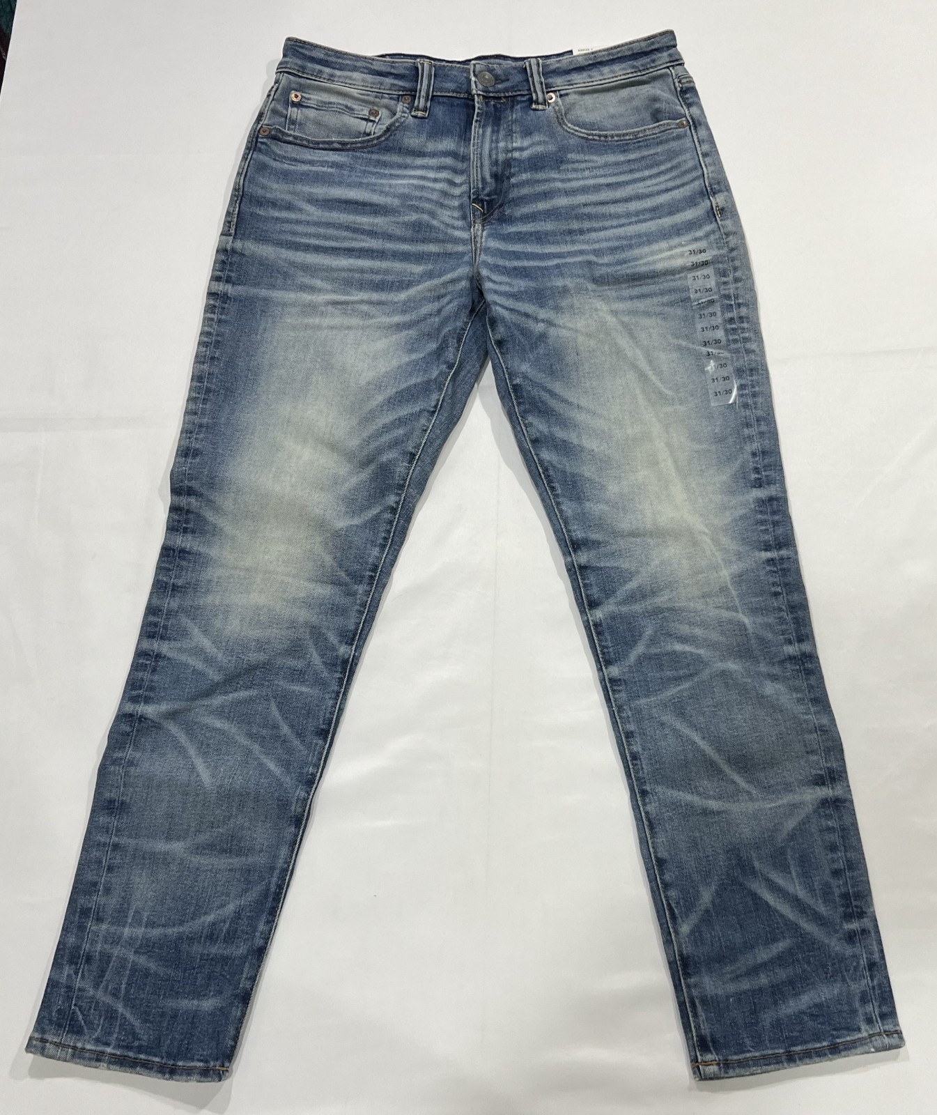 American Eagle Airflex + Jeans Mens 31X30 Blue NWT Straight Athletic