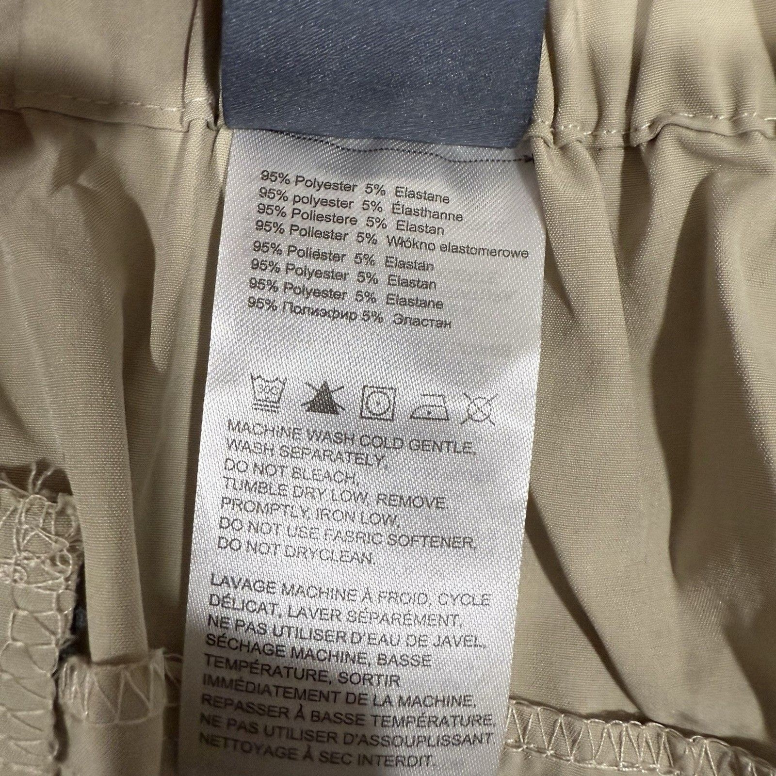 Men’s Stretch Quick Dry UPF 50+ Cargo Shorts In Khaki – XL