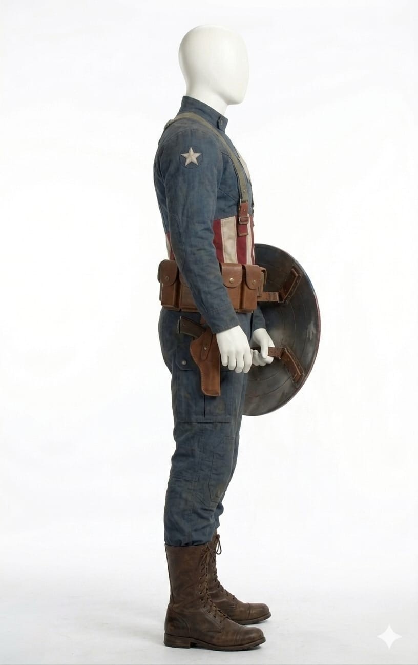 Captain America Cosplay Costume – Steve Rogers Superhero Suit