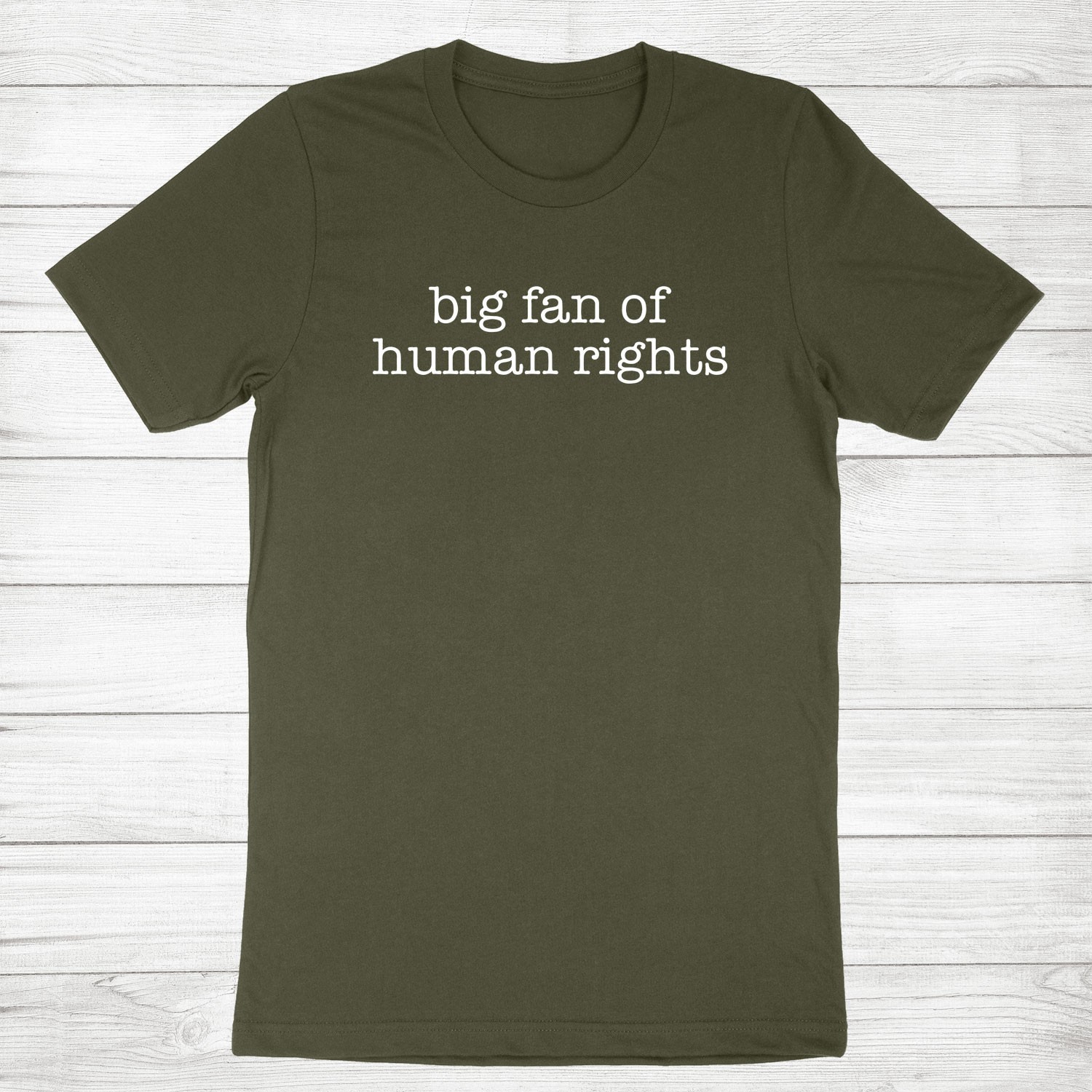 Big Fan Of Human Rights Shirt Equality Social Justice Political Protest Shirt