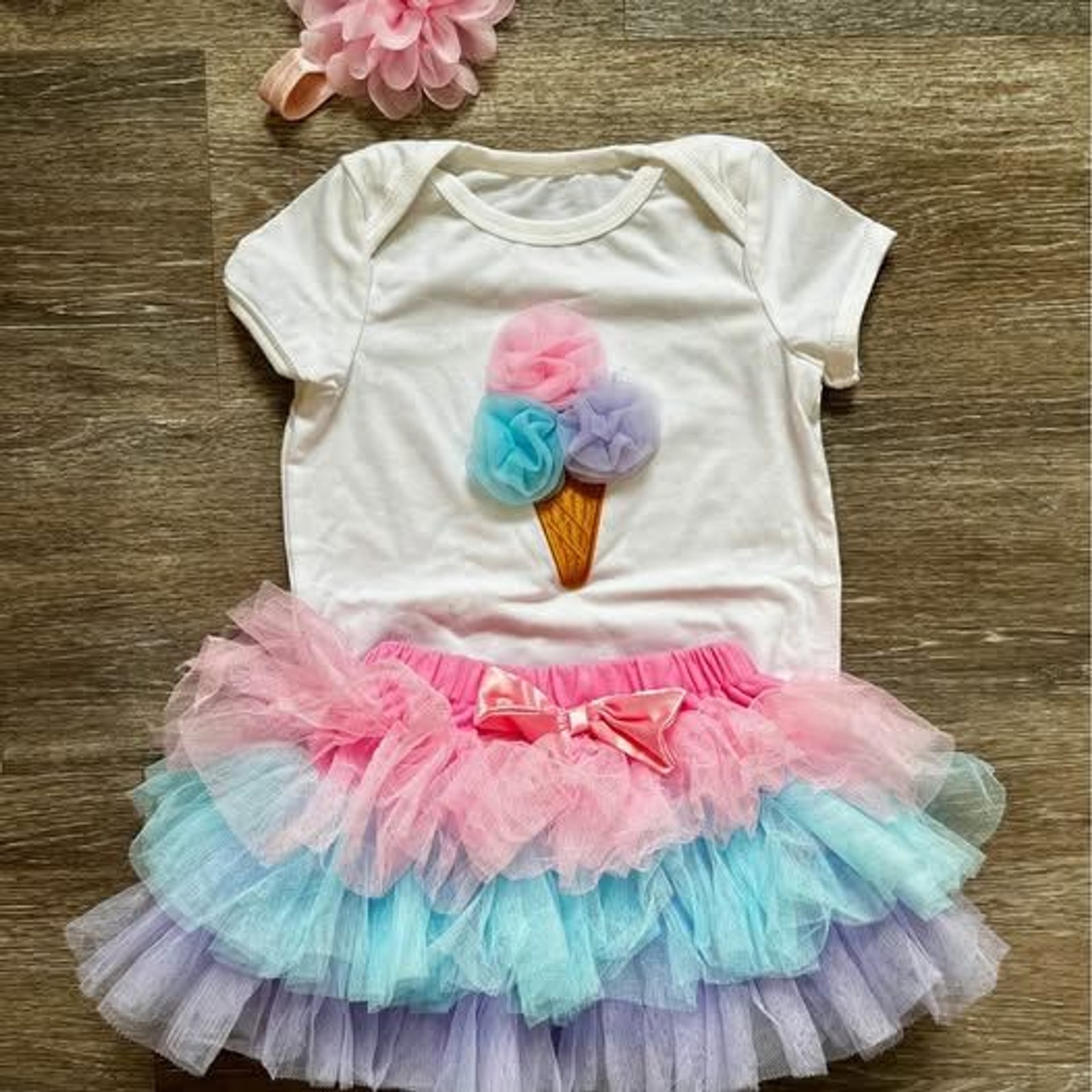 First Birthday 3 Pcs Outfit