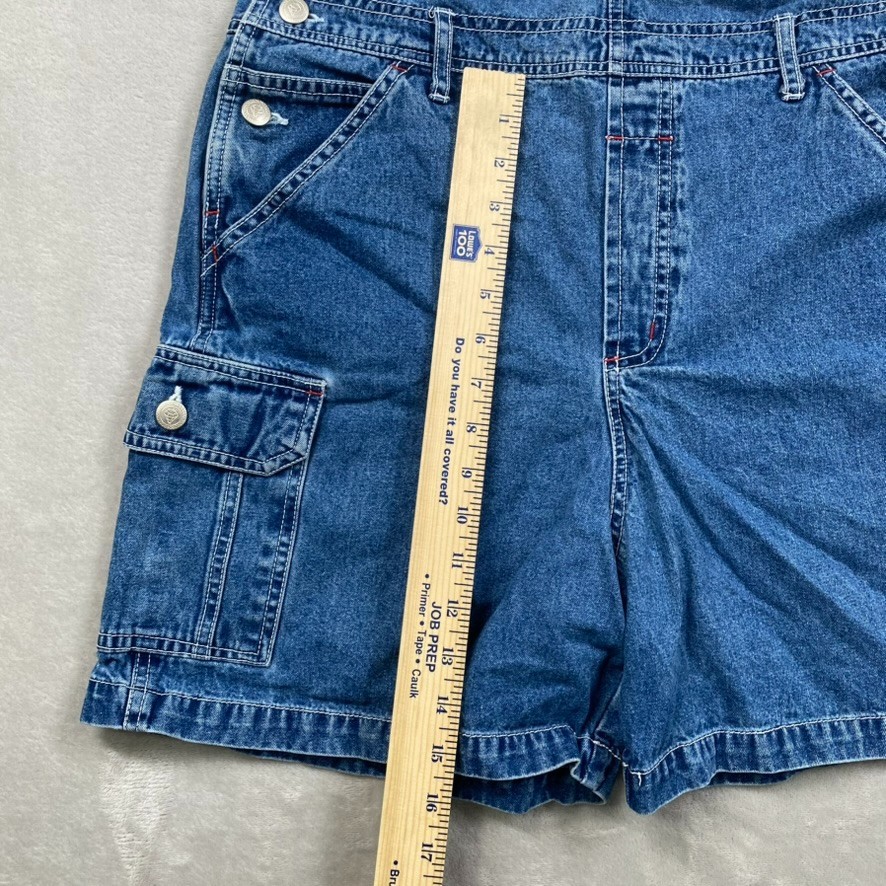 Vtg Disney Classics Dopey Denim Shortalls Overalls Women’s Medium Snow White 90s