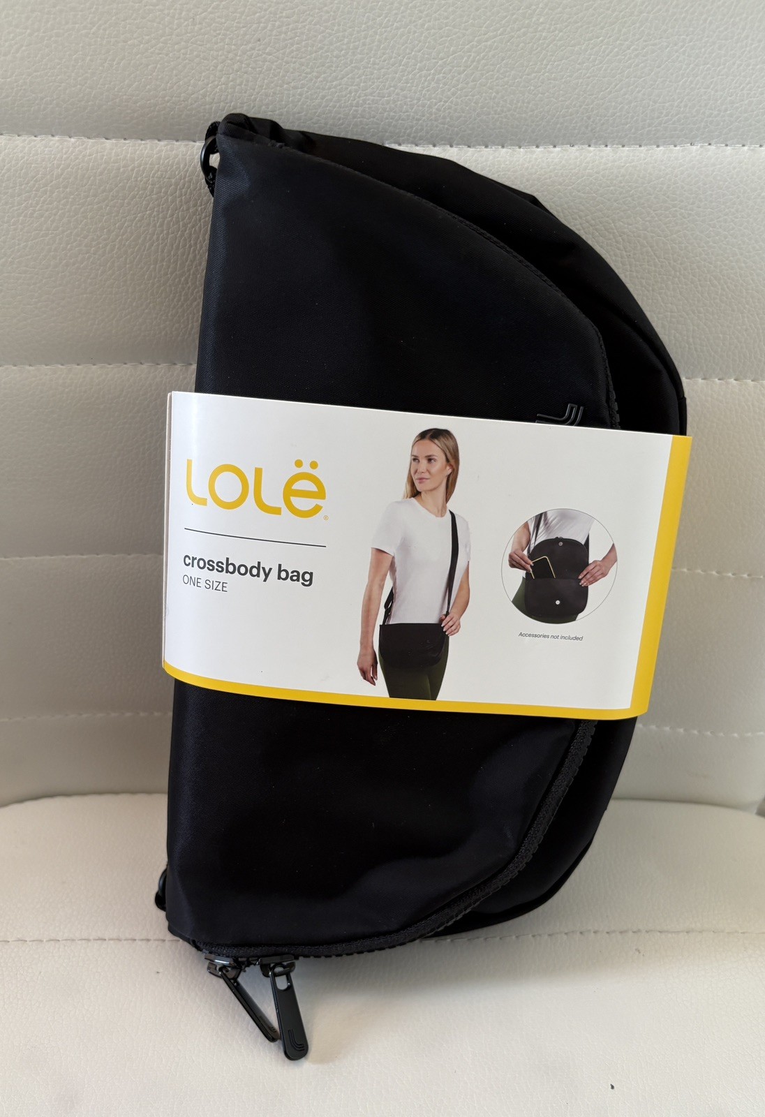 LOLE Adjustable Crossbody Bag Flap Magnetic Closure One Size Purse Bag
