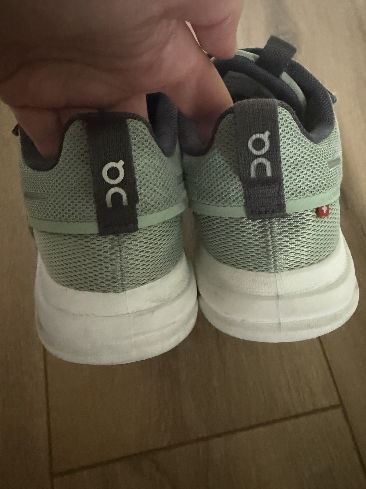 On Cloud Play Unisex Kids Running Shoes Sneakers Size K2/EU33.5 Sage Green
