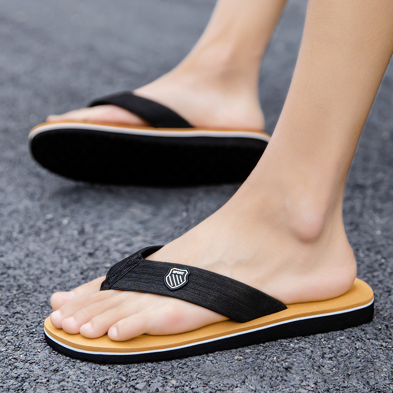 Mens Flip Flops Thong Sandals Shower Beach Slider Slip On Summer Casual Slipper