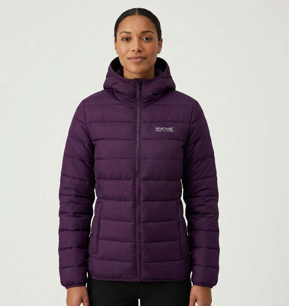 Insulated Quilted Jacket-Regatta Women’s-Aubergine Colour-Size 8 UK