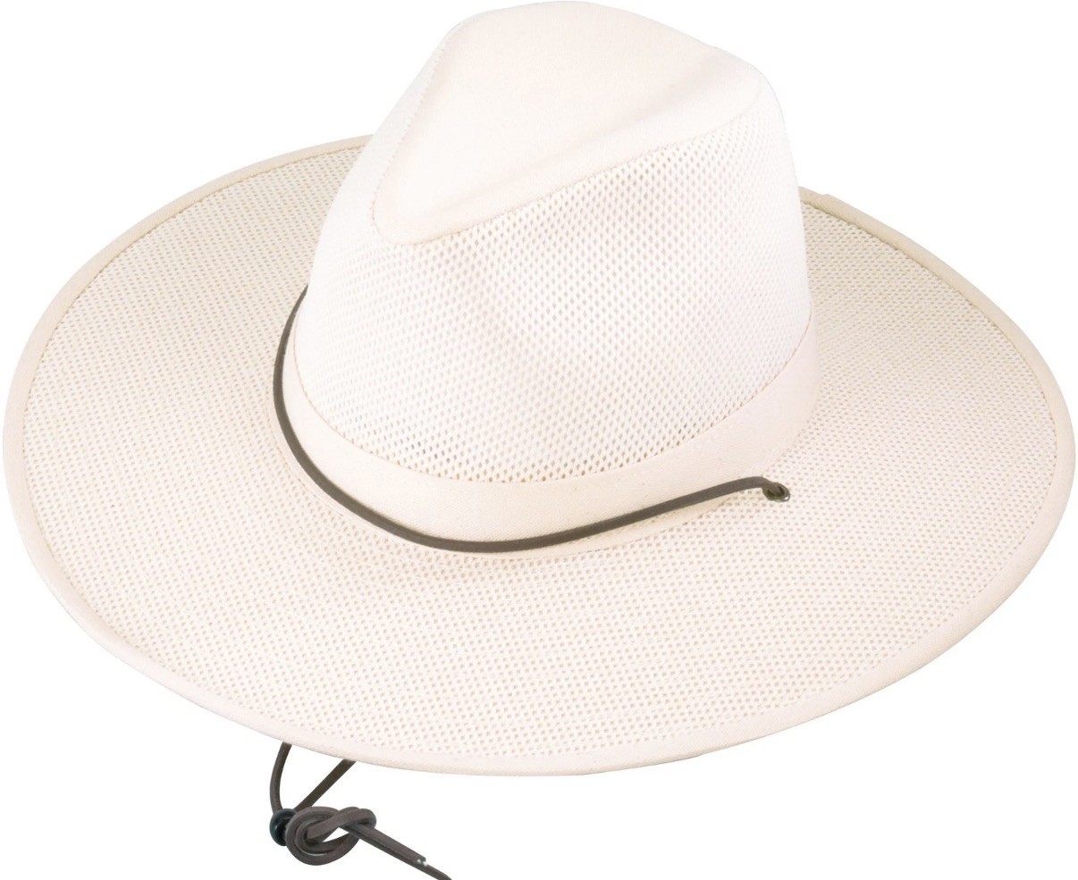 Henschel Crushable Soft Mesh Aussie Breezer Hat, Natural, 2XL
