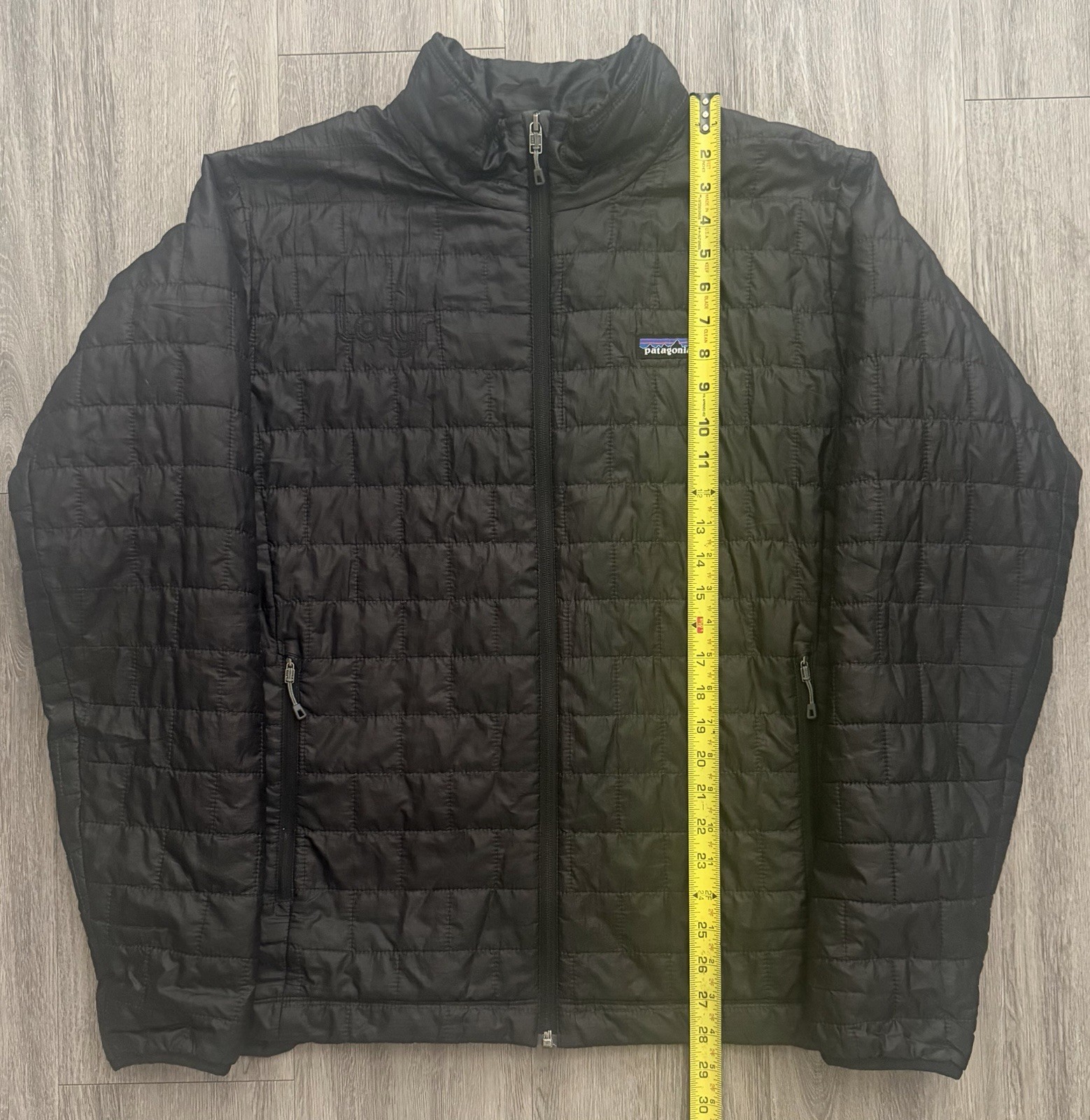 Patagonia Nano Puff Jacket Mens Large (Womens XL) Black Puffer Jacket Coat