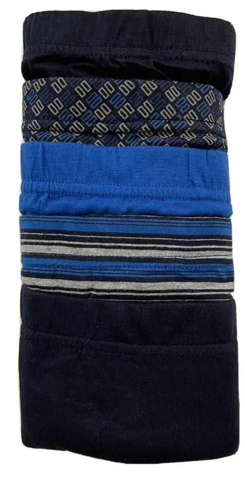 Men’s Equipo 5-pack low rise Briefs (Assorted Blue) NO FLY