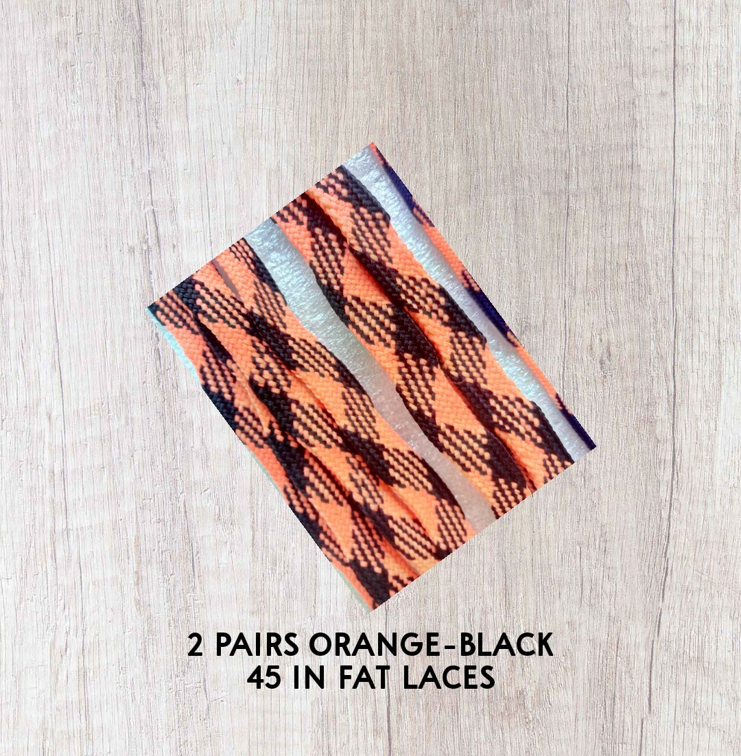 FAT LACE FLAT Shoelace Lace Strings – 45 INCHES