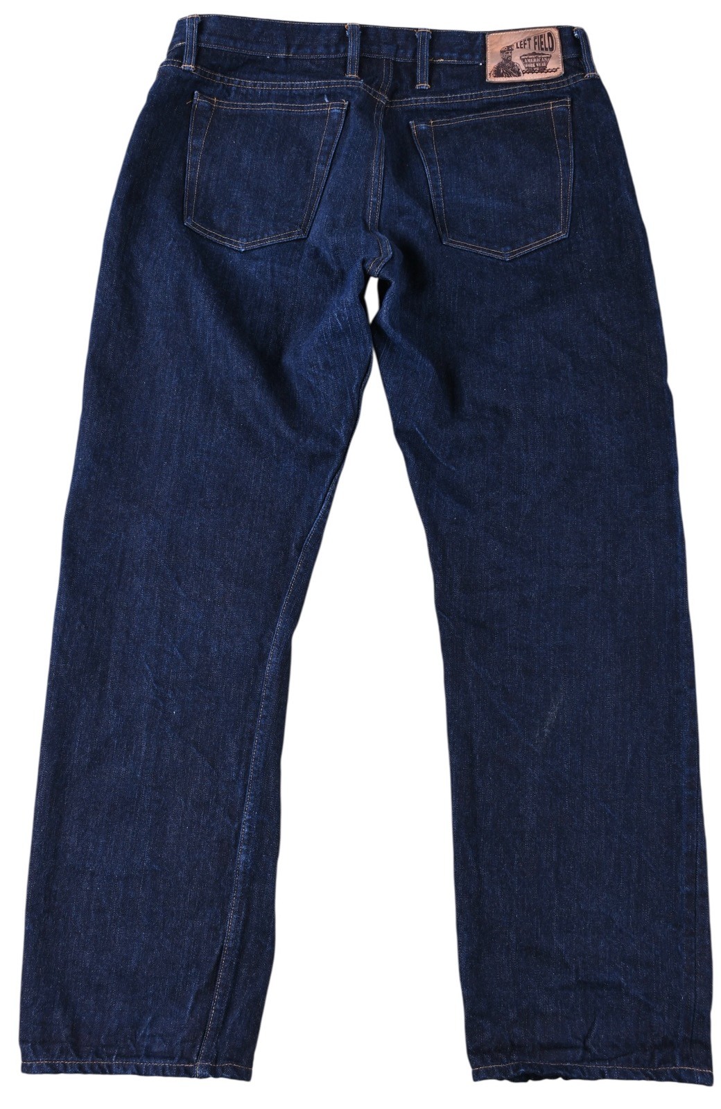 Left Field NYC American Workwear Selvedge Denim Jeans Made USA 38 Raw Indigo