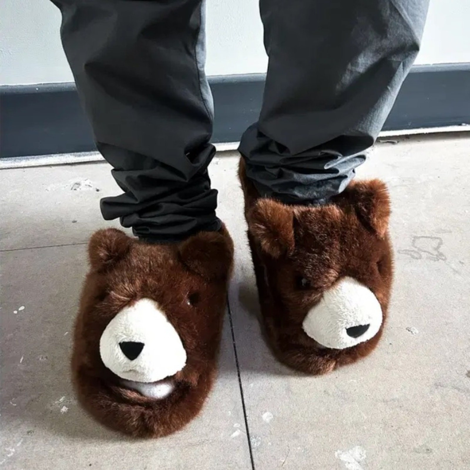NEW Dolce & Gabbana Teddy Bear Open Toe Platform Slide Mule Slipper Shoes 40