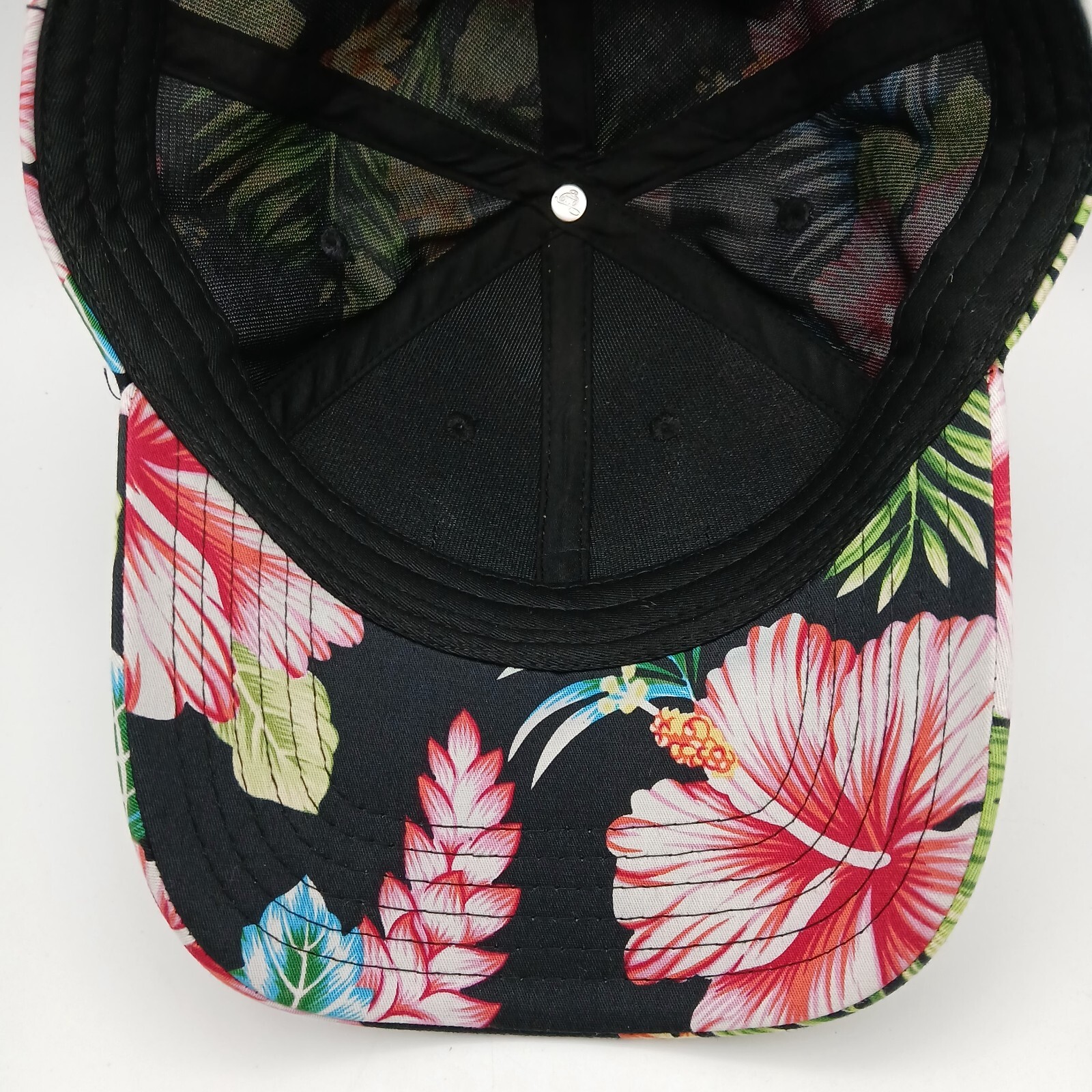 Hawaiian Tropical Hat Cap Snapback Progress Multicolor Floral Pattern Script