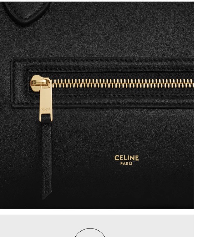 NEW Celine MEDIUM NEW LUGGAGE IN Black shiny Lambskin $4350 Authentic
